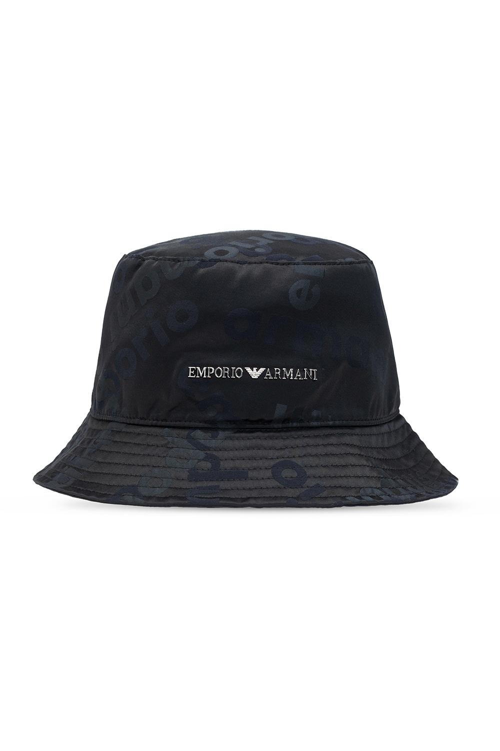 Black Hat with logo Emporio Armani Vitkac GB